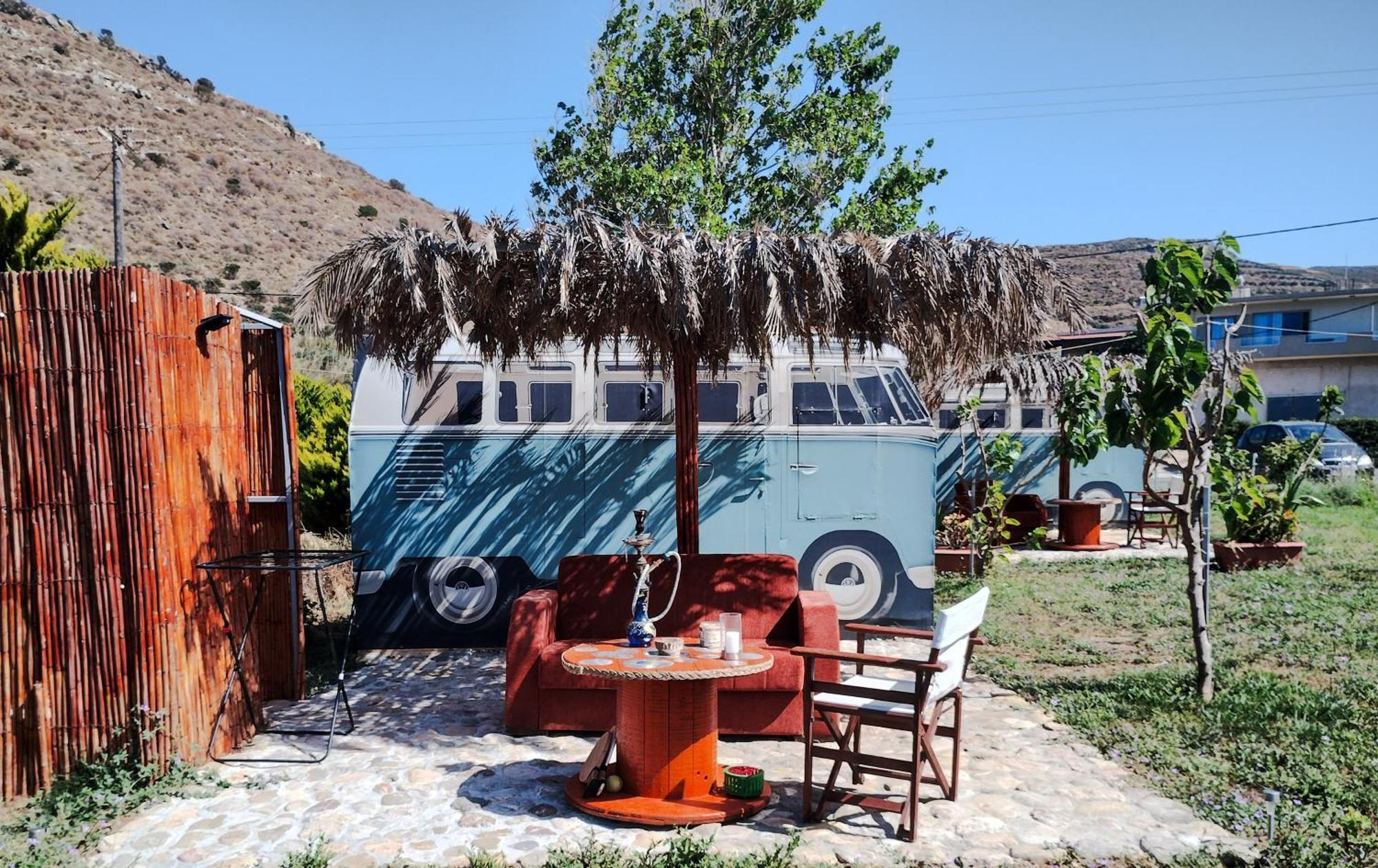 Cornelia Hippie Magic Bus Vila Kíssamos Exterior foto